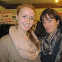 <p>Girl Scout Caroline Stoerger, left, a New Rochelle High School senior, and Deborah Blatt, program coordinator of the Sharing Shelf of Family Services of Westchester, organized GIRL-TOPIA at the Port Chester Girl Scout House.</p>