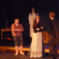 <p>The play&#x27;s story is told from the perspective of the ghost of the murdered Zona, who is played by Jenna Perlstein.</p>