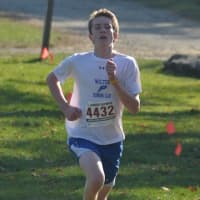 <p>Wilton&#x27;s Aaron Breene heads to a third place finish in his race.</p>