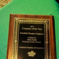 <p>Company of the Year plaque</p>