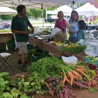 <p>Fresh produce from nearby Ambler Farm is one of many great products available at the Wilton Farmers Market.</p>