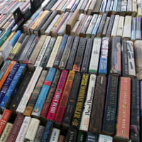<p>Books of all kinds are on sale at the Westport Library book sale.</p>