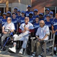 <p>Seniors from Autumn Lake Senior Center visited with players from the Norwalk Cal Ripken 11-year-old All-Stars prior to the state tournament.</p>
