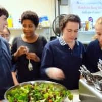 <p>Culinary Club members go to work at the Gillespie Center. </p>