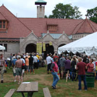 <p>The giant sale takes place under the tents </p>