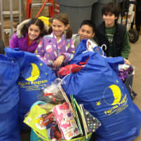 <p>Students at W.E. Cottle Elementary School in Tuckahoe collected pajamas for homeless children.</p>