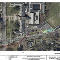 <p>The proposed flood mitigation plan in Bronxville.</p>