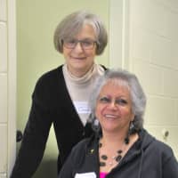 <p>Connie Dyckman and Janet O&#x27;Toole helped oversee the volunteer efforts.</p>