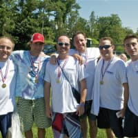 <p>Team Scott McMurray, from left: Kevin O&#x27;Neill, Mike Viele, James Sutton, Stephen Donat, Ryan Shay and James O&#x27;Neill.</p>