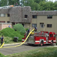 <p>Nobody was injured in the fire at a condo complex on Gillie&#x27;s Lane Sunday.</p>