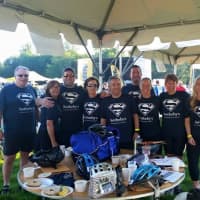 <p>Team Sotheby&#x27;s cyclists meet at the CT Challenge.</p>