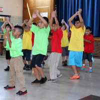 <p>Students danced and swayed to the beat.</p>