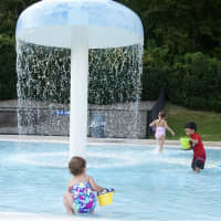 <p>Children cool off at the Yorktown/Shrub Oak Pool.</p>