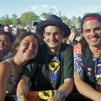 <p>Big crowds came out for the Gathering of the Vibes festival at Seaside Park.</p>