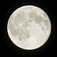 <p>A look at the blue moon visible Friday night in the area.</p>