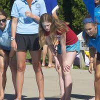 <p>Family, friends and coaches cheered from poolside.</p>