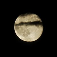 <p>The full moon over Seaside Park Saturday night. </p>