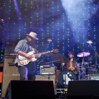 <p>Wilco rocks the main stage Saturday night. </p>