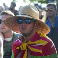 <p>The largest crowds of the weekend come out Saturday to the Gathering of the Vibes.</p>