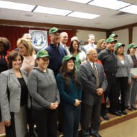 <p>Yorktown honored dozens with certificates of appreciation for their work help during Hurricane Sandy.</p>