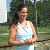 <p>Jamie Loeb, who won the NCAA women&#x27;s title in tennis, was back home in Ossining Monday.</p>