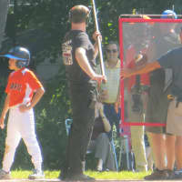 <p>Child actors &quot;playing&quot; Little League roles at Rye High School&#x27;s baseball diamond on Tuesday. Academy Award nominee and New Haven native Paul Giamatti stayed out of view from most of the curious Rye passersby and proud parents.</p>