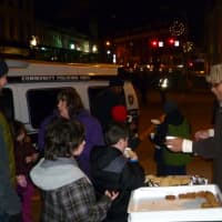 <p>Cookies and hot cocoa were enjoyed by children and adults alike.</p>