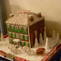 <p>Meme&#x27;s Treats in Bedford Hills donated a gingerbread replica of the historic Elephant Hotel.</p>