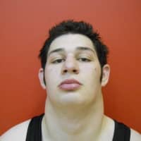 <p>Ethan Smith is one of nine seniors on the John Jay-Cross River wrestling team. </p>