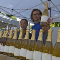 <p>Champagne Tea, of Pound Ridge, N.Y., is one of the tasty treats available at the Rowayton Farmers Market.</p>