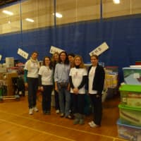 <p>Junior League volunteers Cristina Hopper, co-chair; Serena Covino; Emily Hanlon; Denise Fischer; Nicole Garcia-Fischer; Jennifer Simpson, co-chair; and Heather Wohl.</p>