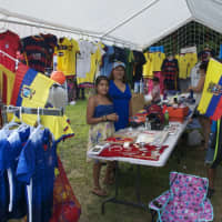 <p>There were many vendors selling clothing and other goods at Sunday&#x27;s Ecuadorian Festival.</p>