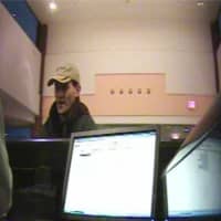 <p>Yorktown Police said this surveillance photo shows the man who robbed TD Bank in Jefferson Valley Monday evening.</p>