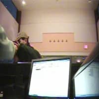 <p>Yorktown Police said this surveillance photo shows the man who robbed TD Bank in Jefferson Valley Monday evening.</p>