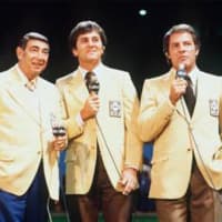 <p>Frank Gifford, right, suffered from Chronic Traumatic Encephalopathy, according to his family. </p>