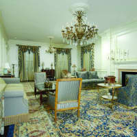 <p>A look at the living room at the home.</p>