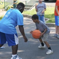 <p>Basketball and other games are popular at Saturday&#x27;s event.</p>