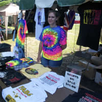 <p>Vendors sell T-shirts and other souvenirs at the Fab 4 Music Festival at the Ives Center in Danbury.</p>