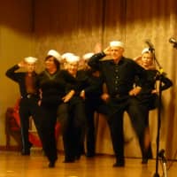 <p>Seniors perform a dance Thursday at the Ukranian Youth Center in Yonkers as part of the annual holiday show. </p>
