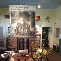 <p>Exhibit at The Pound Ridge Historical Society Museum of Contributions of Hiram Halle
</p>