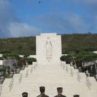 <p>Members of the Young Marines at the National Memorial Cemetery of the Pacific.</p>