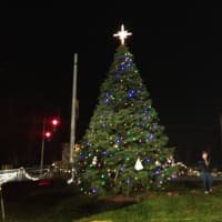 <p>The Cortlandt Engine Company lit its Christmas tree Friday evening, Dec. 7</p>