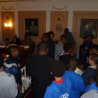 <p>The Peekskill Titans youth football team was honored Monday night by the Peekskill Common Council.</p>