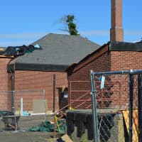 <p>The roof project at South Street School is nearing completion. </p>