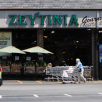 <p>Managers of Croton&#x27;s gourmet grocery store, Zeytinia, said empty shelves are due to slow business.</p>