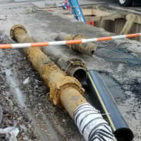 <p>The work included pipe removal by Con Edison crews on Wednesday afternoon.</p>