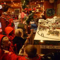 <p>Connor, Sophie, Luke, Gabriel, Arturo and Areti from the Country Childrens Center Bedford Hills location check out a model of the train from the classic Christmas book &quot;The Polar Express&quot; at the center&#x27;s annual Polar Express party in Katonah.</p>