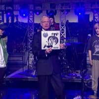 <p>DIIV vocalist Zachary Cole Smith and guitarist Andrew Bailey, former New Canaan students, performed on the &quot;Late Show with David Letterman&quot; Thursday night.</p>