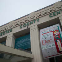 <p>The sign at the Westchester County Center for the Westchester Ballet Company&#x27;s performance of &quot;The Nutcracker.&quot;
</p>
