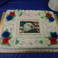 <p>A cake honored Yorktown&#x27;s new Eagle Scout Robert Athanasidy.</p>